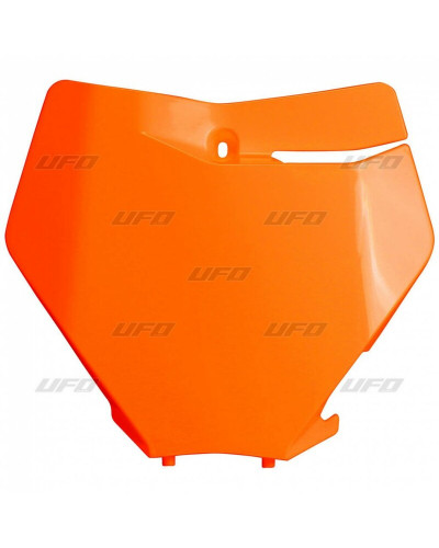 Plaque Course Moto UFO Plaque numéro frontale UFO orange fluo KTM SX/SX-F