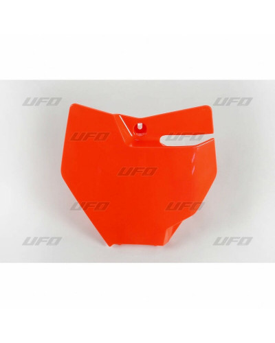 Plaque Course Moto UFO Plaque numéro frontale UFO orange fluo KTM SX85
