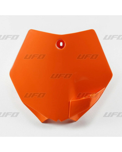 Plaque Course Moto UFO Plaque numéro frontale UFO orange KTM SX65