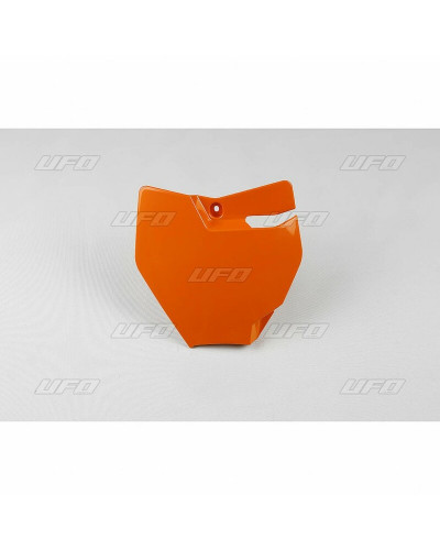 Plaque Course Moto UFO Plaque numéro frontale UFO orange KTM SX65