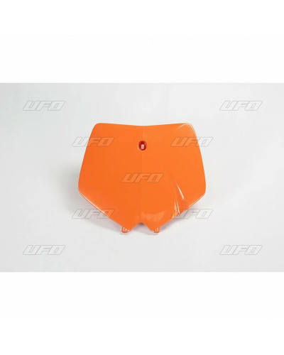 Plaque Course Moto UFO Plaque numéro frontale UFO orange KTM