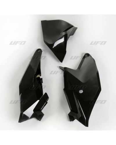 Plaque Course Moto UFO Plaques latérales + cache boîte à air UFO noir KTM SX85