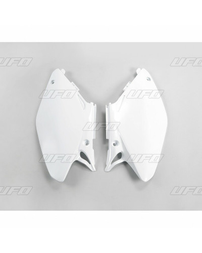 Plaque Course Moto UFO Plaques latérales UFO blanc Honda CR125R/250R