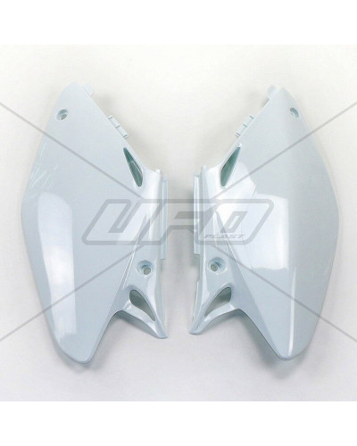 Plaque Course Moto UFO Plaques latérales UFO blanc Honda CR125R/250R