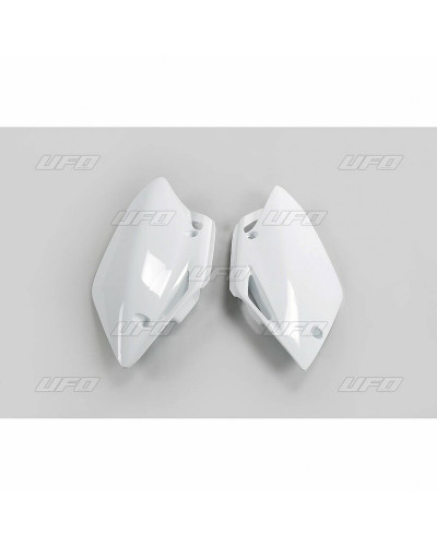 Plaque Course Moto UFO Plaques latérales UFO blanc Honda CRF150R