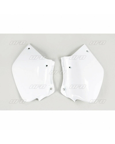 Plaque Course Moto UFO Plaques latérales UFO blanc Honda XR250R/400R