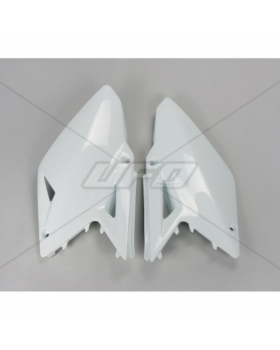 Plaque Course Moto UFO Plaques latérales UFO blanc Suzuki RM-Z450