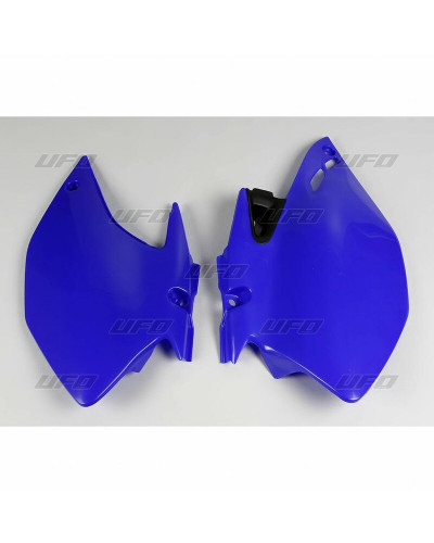 Plaque Course Moto UFO Plaques latérales UFO Bleu Reflex Yamaha WR250F/450F