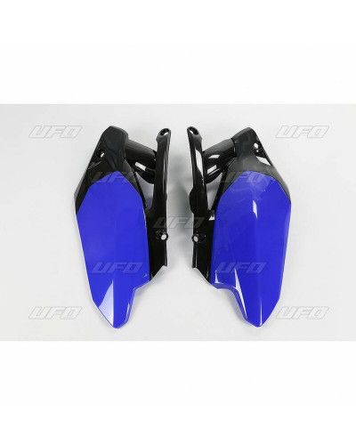Plaque Course Moto UFO Plaques latérales UFO Bleu Reflex Yamaha YZ450F