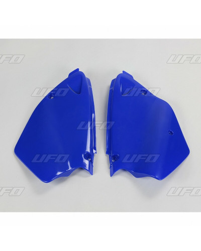 Plaque Course Moto UFO Plaques latérales UFO Bleu Reflex Yamaha