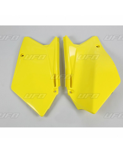 Plaque Course Moto UFO Plaques latérales UFO jaune Suzuki RM-Z450