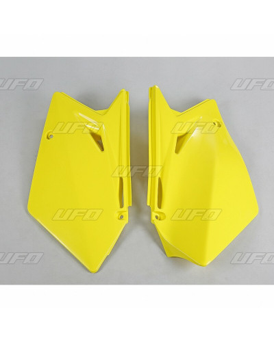 Plaque Course Moto UFO Plaques latérales UFO jaune Suzuki RM-Z450