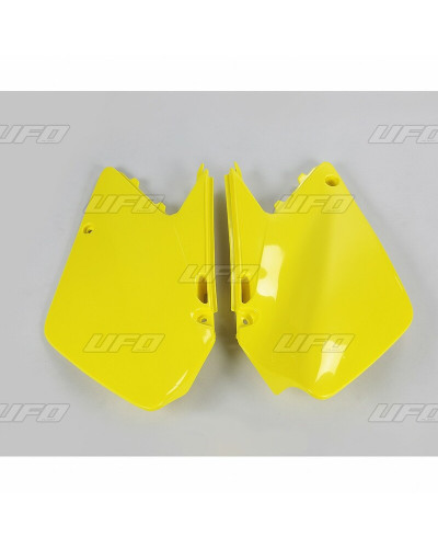 Plaque Course Moto UFO Plaques latérales UFO jaune Suzuki RM-Z450