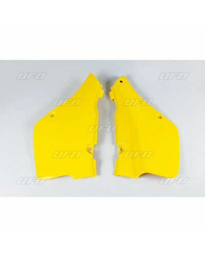 Plaque Course Moto UFO Plaques latérales UFO jaune Suzuki RM250