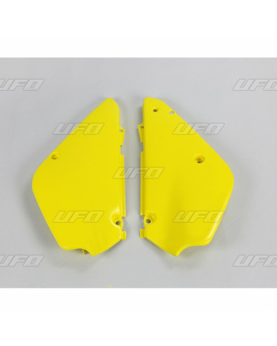 Plaque Course Moto UFO Plaques latérales UFO jaune Suzuki RM80/85