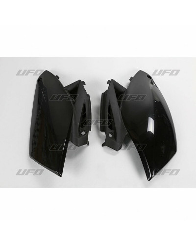 Plaque Course Moto UFO Plaques latérales UFO noir Yamaha YZ250F