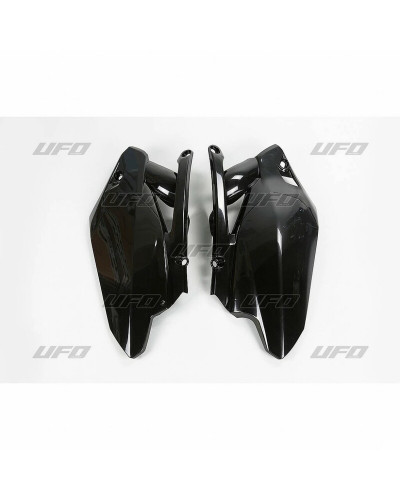 Plaque Course Moto UFO Plaques latérales UFO noir Yamaha YZ450F