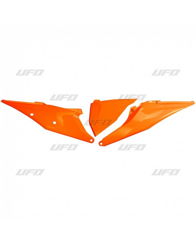 Plaque Course Moto UFO Plaques latérales UFO orange fluo KTM SX/SX-F