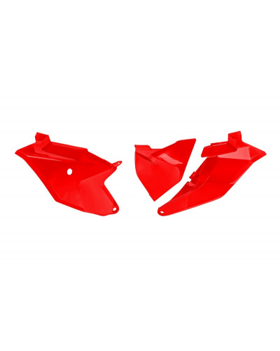 Plaque Course Moto UFO Plaques latérales UFO rouge Gas Gas MC 85 Plaque Course Moto UFO Plaques latérales UFO rouge Gas Gas MC 85