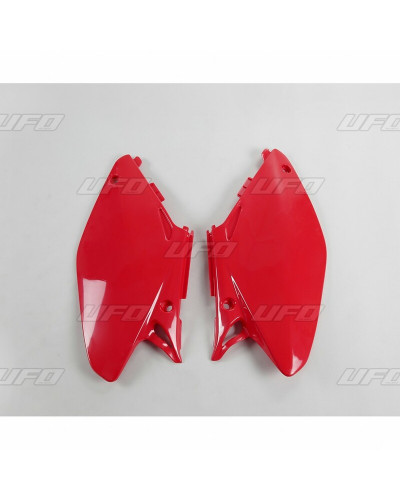 Plaque Course Moto UFO Plaques latérales UFO rouge Honda CR125R/250R
