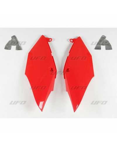 Plaque Course Moto UFO Plaques latérales UFO rouge Honda CRF25R/450R/RX