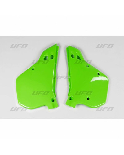 Plaque Course Moto UFO Plaques latérales UFO vert KX Kawasaki KX125/250