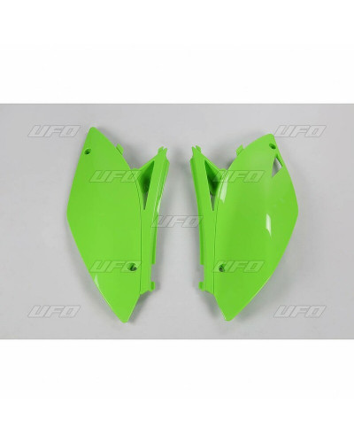 Plaque Course Moto UFO Plaques latérales UFO vert KX Kawasaki KX250F