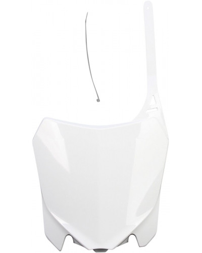 Carters divers UFO PLATE# FRT CRF450 13-16 WHT Carters divers UFO PLATE# FRT CRF450 13-16 WHT