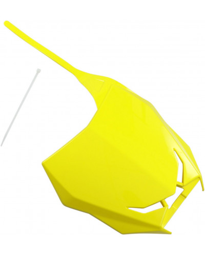 Carters divers UFO PLATE # FRT RMZ450 18- YELLOW Carters divers UFO PLATE # FRT RMZ450 18- YELLOW