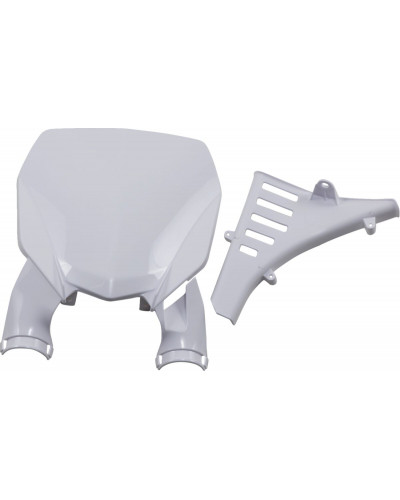 Carters divers UFO PLATE # STADIUM YZF18- WHITE