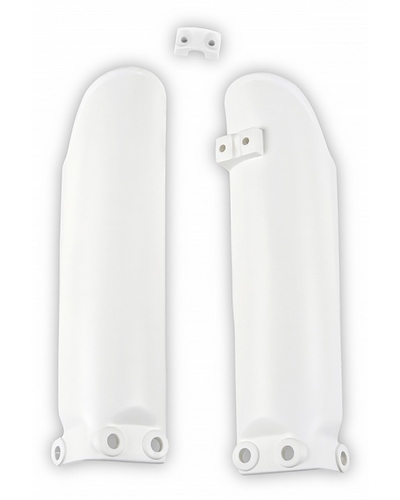 Protège Fourche Moto UFO Protections de fourche UFO blanc Gas Gas MC 85