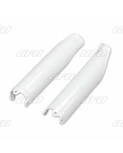 Protège Fourche Moto UFO Protections de fourche UFO blanc Honda CRF250/450R/450RX