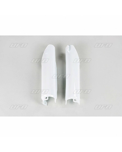 Protège Fourche Moto UFO Protections de fourche UFO blanc Honda