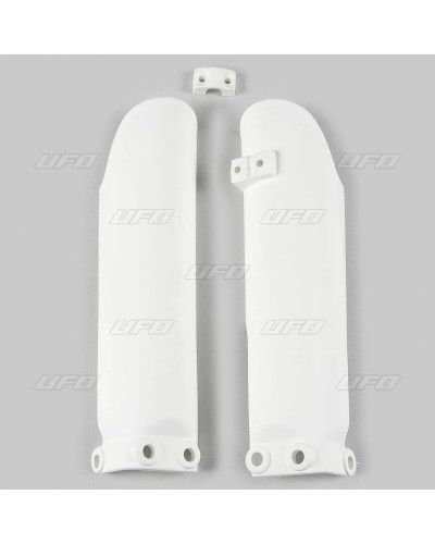 Protège Fourche Moto UFO Protections de fourche UFO blanc KTM SX65