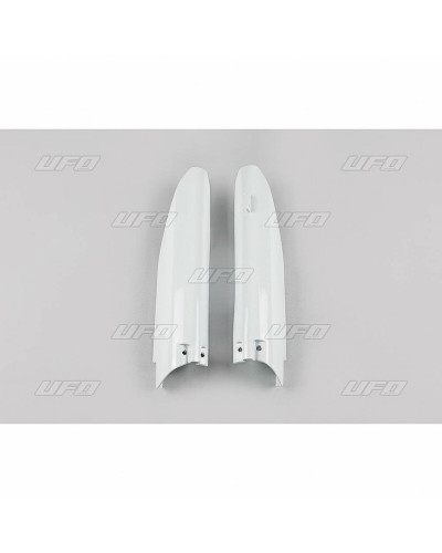 Protège Fourche Moto UFO Protections de fourche UFO blanc Suzuki