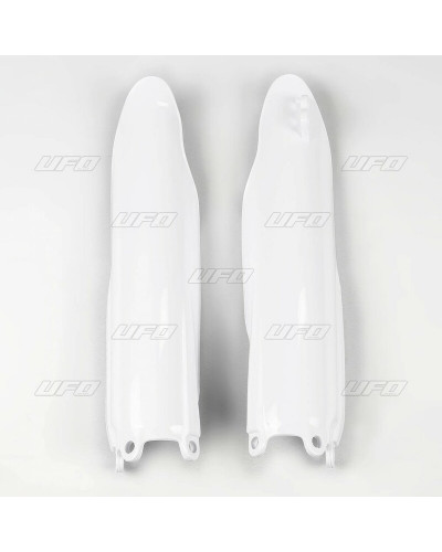 Protège Fourche Moto UFO Protections de fourche UFO blanc Yamaha