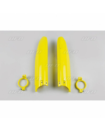 Protège Fourche Moto UFO Protections de fourche UFO jaune Suzuki