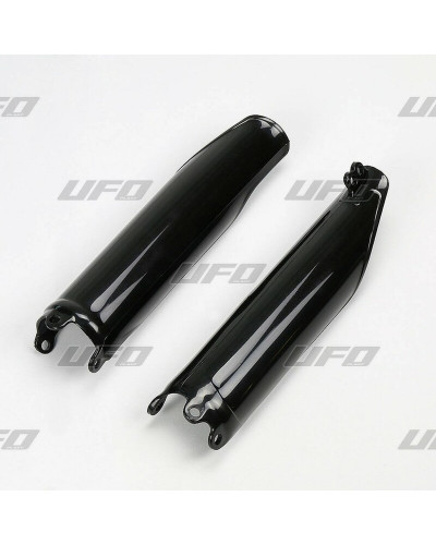 Protège Fourche Moto UFO Protections de fourche UFO noir Honda CRF450R/RX