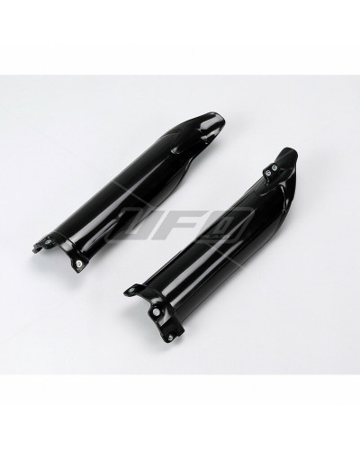 Protège Fourche Moto UFO Protections de fourche UFO noir Kawasaki KX250/450F