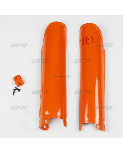 UFO                  Protections de fourche UFO orange KTM 