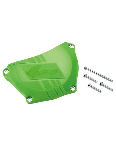 Protection Carter Moto UFO Protège carter embrayage UFO vert Kawasaki KX250F