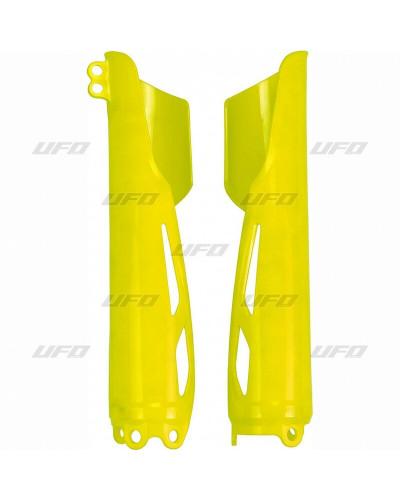 Protège Fourche Moto UFO Protège fourche UFO jaune fluo Honda CR250/450R-RX