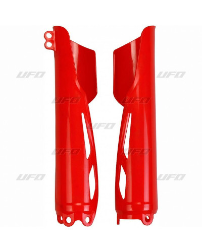 Protège Fourche Moto UFO Protège fourche UFO rouge Honda CR250/450R-RX