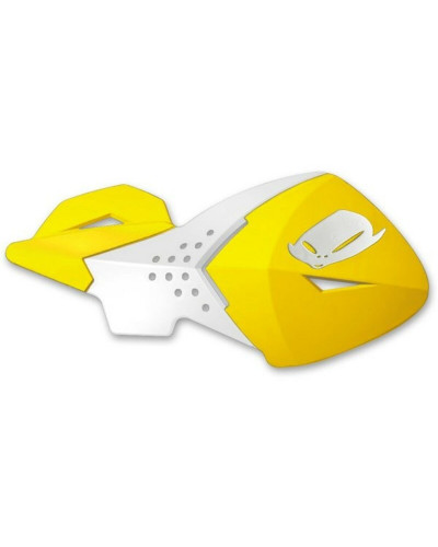 Protège Main Moto UFO Protège-mains UFO Escalade jaune/blanc