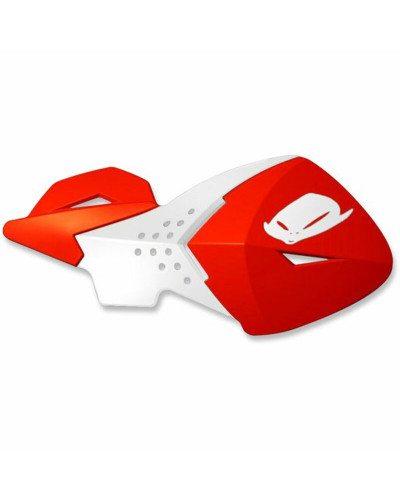 Protège Main Moto UFO Protège-mains UFO Escalade rouge/blanc