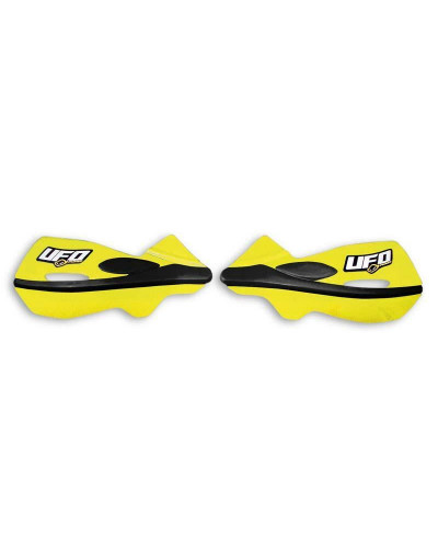 Protège Main Moto UFO Protège-mains UFO Patrol jaune kit montage inclus