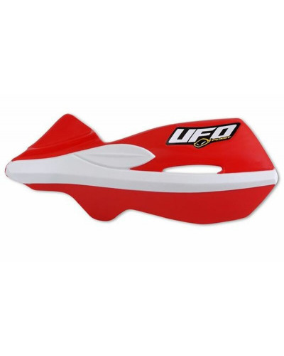 Protège Main Moto UFO Protège-mains UFO Patrol rouge/blanc kit montage inclus