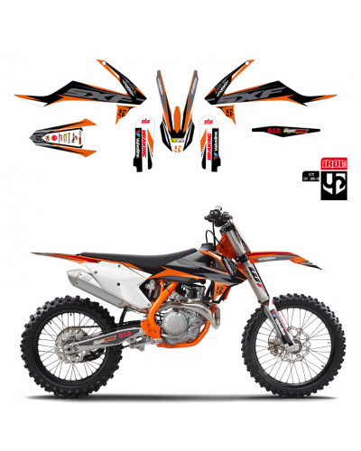 KIT STICKERS UP DESIGN Kit Deco UP IRON KTM SX - SXF 125 250 300 450 2016-2018 ORANGE KIT STICKERS UP DESIGN Kit Deco UP IRON KTM SX - SXF 125 250 300 450 2016-2018 ORANGE