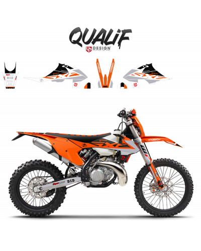 KIT STICKERS UP DESIGN Kit Deco UP Qualif KTM EXC - EXCF 125 250 300 450 2017-2019 KIT STICKERS UP DESIGN Kit Deco UP Qualif KTM EXC - EXCF 125 250 300 450 2017-2019