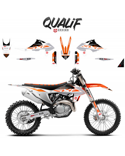 KIT STICKERS UP DESIGN Kit Deco UP Qualif KTM SX - SXF 125 250 300 450 2016-2018 KIT STICKERS UP DESIGN Kit Deco UP Qualif KTM SX - SXF 125 250 300 450 2016-2018